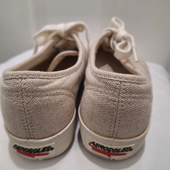 Aerosols Beige Tennis Shoe Style Size 6.5 - Picture 4 of 7